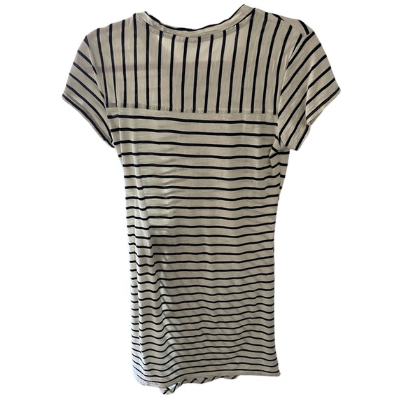 Black and White Striped Mini Dress - Picture 2 of 5